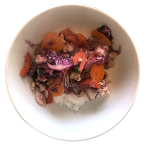 Chaotic Kitchens Pork Cabbage Stir Fry
