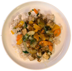 Chaotic Kitchens Tofu Peanut Bowl