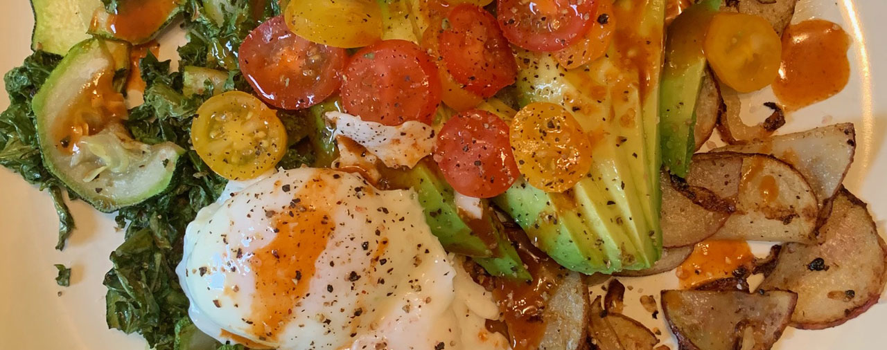 Veggie Hash w/Eggs