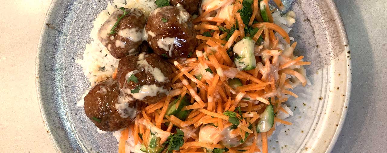 Vietnamese Meatball Bowl